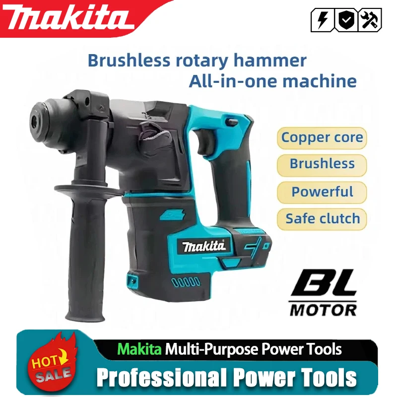 Einhell Power X Tools - Martillo Eléctrico Inalámbrico Makita sin Escobillas,