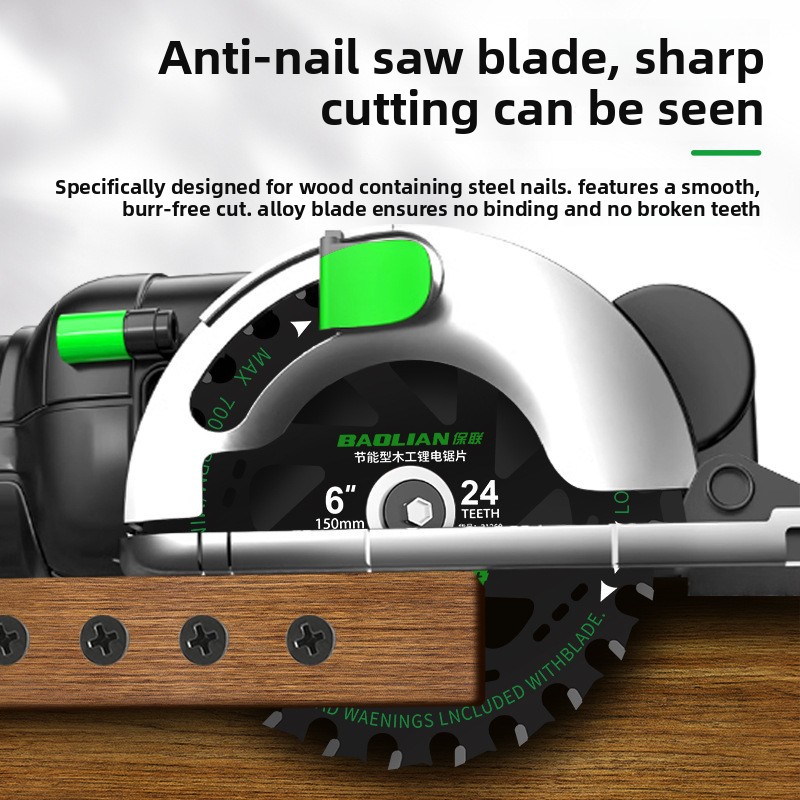 Baolian-hoja de sierra con bat - Circular Saw Cordless reseña y precio