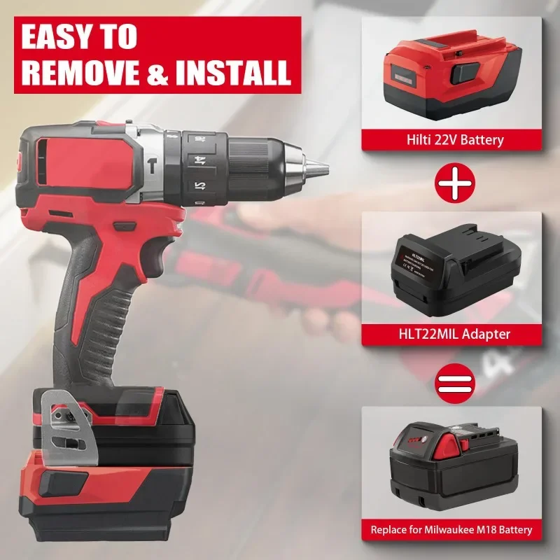 Adaptador de batería para herr - Power Tools Hilti reseña y precio