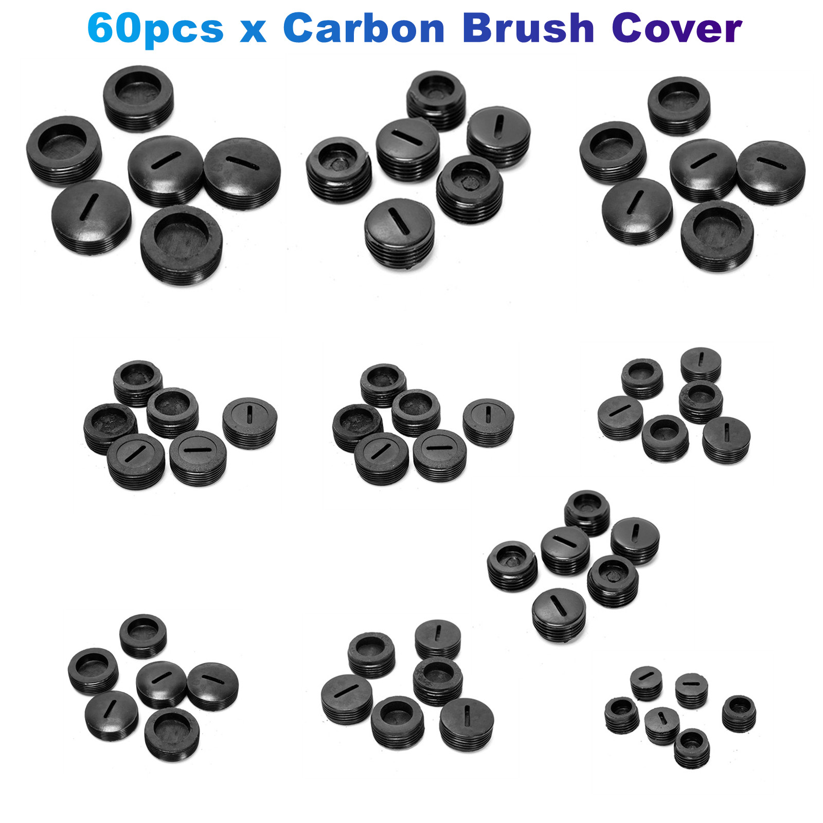 60 unids/lote cubierta Univers - Power Tools Carbon Brush reseña y precio