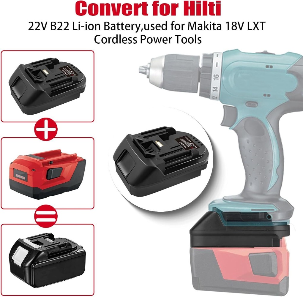 Adaptador de batería para Hilt - Power Tools Hilti reseña y precio